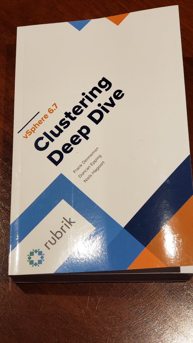 mjpagan's tweet image. Thanks @rubrikInc for #ClusteringDeepDive book. Looking forward to reading it.