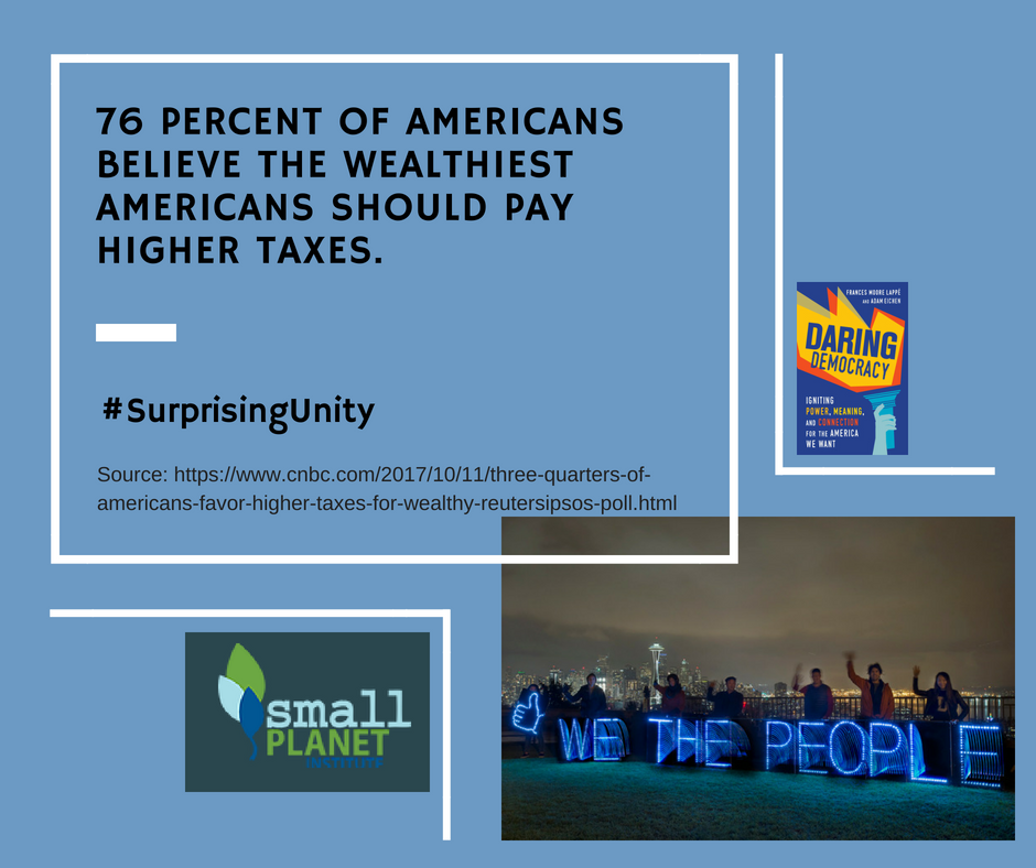 SmallPlanetInst's tweet photo. There is so much power in unity! What change can we create when we act together? #SurprisingUnity #powerinunity #resist #takeaction https://t.co/BFQiwlc1RV