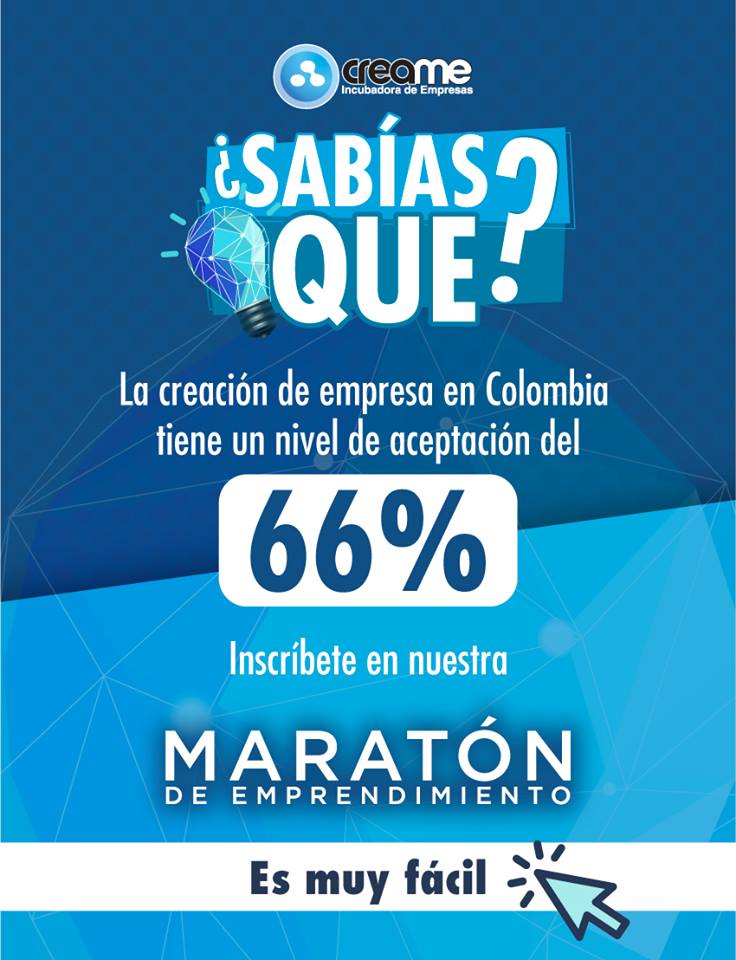 infocreame's tweet photo. Si eres un emprendedor, te invitamos a que seas parte de la Maratón del Emprendimiento @negociosentm con el apoyo del círculo del conocimiento #Coordinadora. Participa mandándonos un video de 1 minuto al 3176408899 contándonos por qué quieres participar y cuál es tu idea. https://t.co/mnUU99rj1j