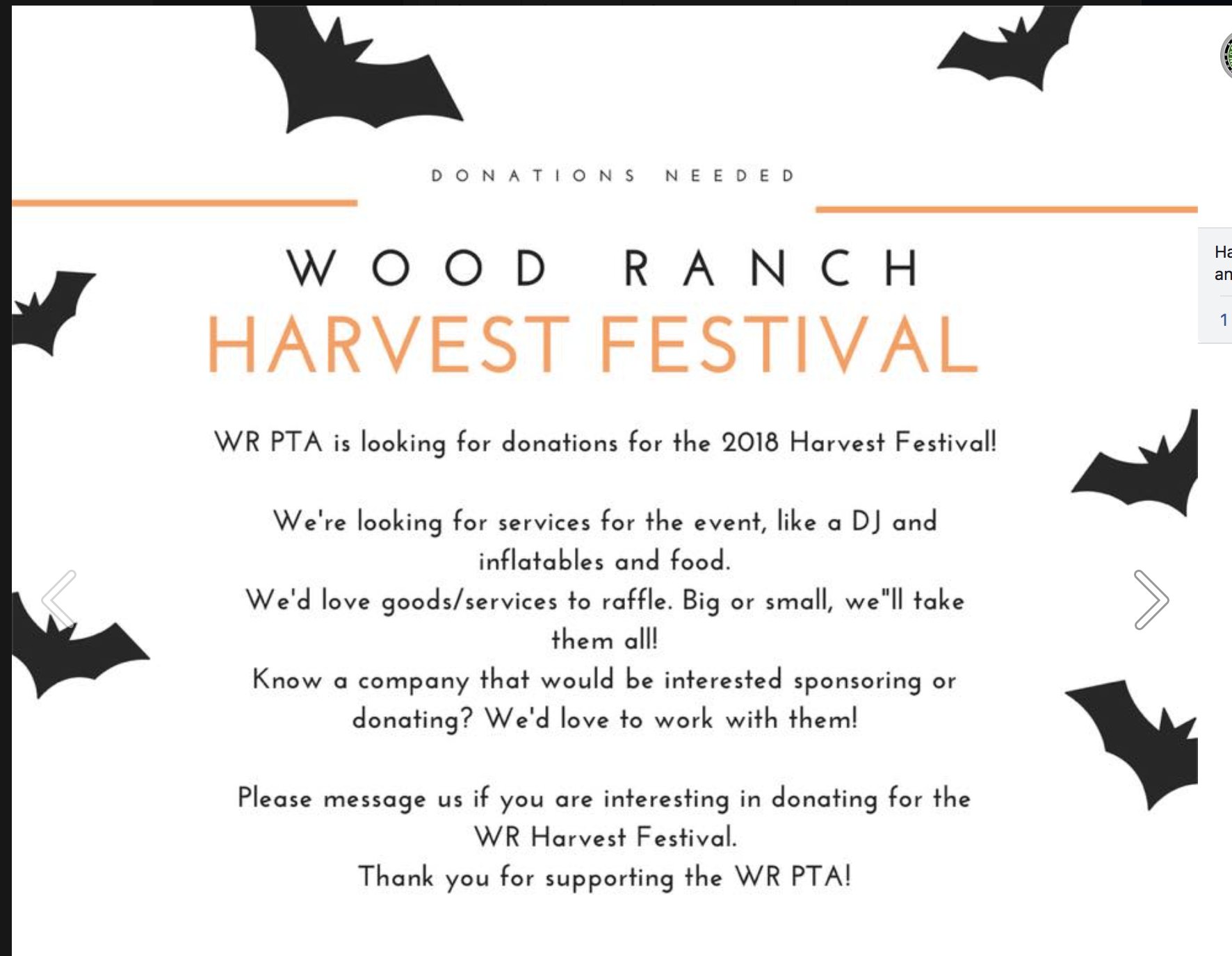 Wood Ranch PTA on Twitter "Wood Ranch Elementary is looking for