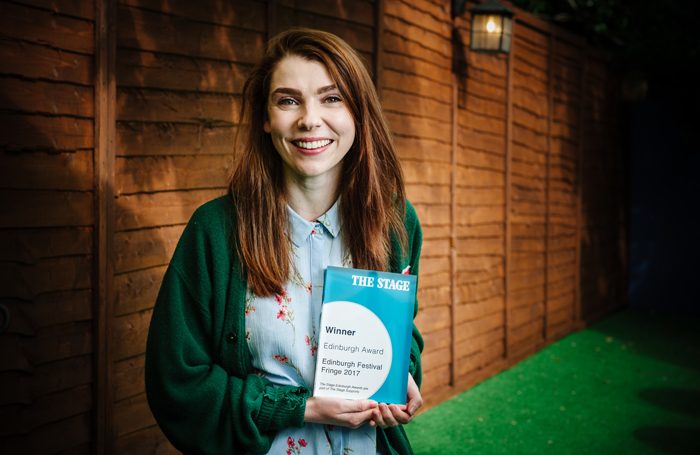 This time last year, the 'unbelievably talented' (<a href="/BroadwayWorldUK/">BroadwayWorld UK</a>) <a href="/missmillythomas/">Milly Thomas 🌈</a> was collecting <a href="/TheStage/">The Stage</a> #edfringe award for <a href="/dust_theplay/">DUST</a>, which then transferred to <a href="/sohotheatre/">Soho Theatre</a>

She wrote it &amp; plays Alice, three days after her suicide:
mtmates.com/Dust_Tix #advertiser