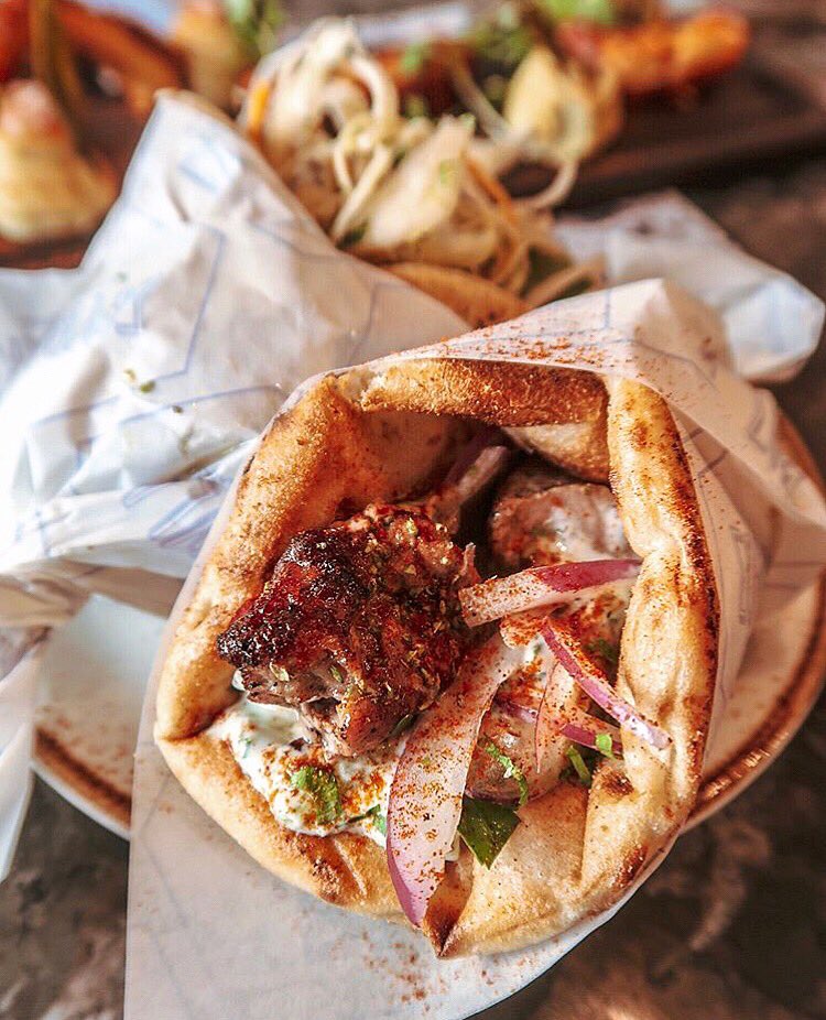 The perfect late night snack. Our Suvlaki wrap is a beaute #bricklane #foodporn #wrapstar 

Photo by @belleofbrunch