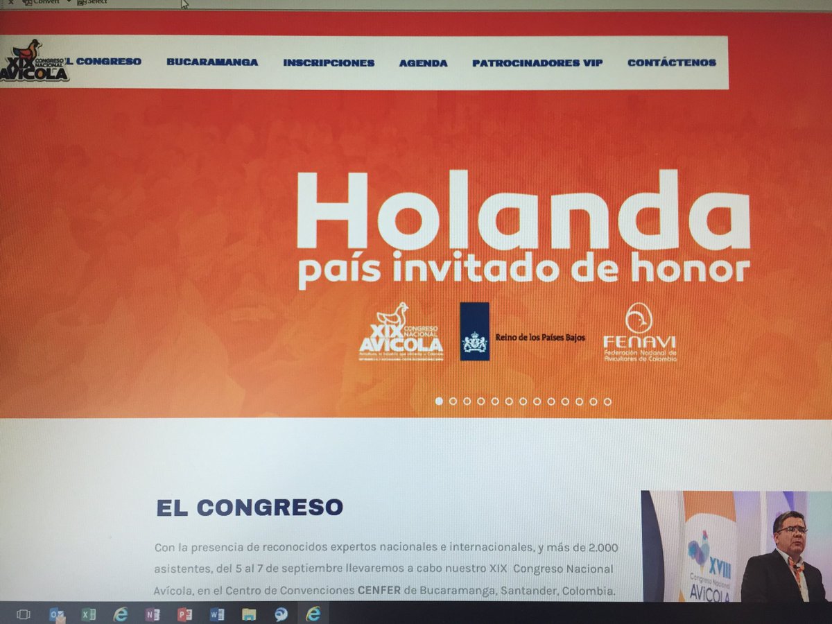 Next week we will colour Bucaramanga, Colombia ORANGE 😀! 20 Dutch companies participating in FENAVI’s poultry congres, that is 20% of the total participants!