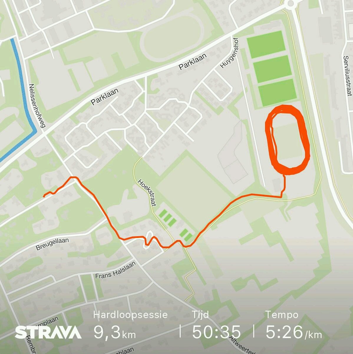 Bekijk mijn hardloopsessie op Strava: strava.com/activities/180…