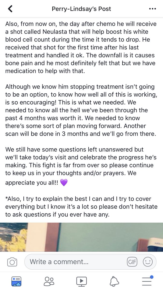 ImOverItAll_'s tweet photo. I am so happy! @PerryJohnson77 got some fantastic news today #teamperry #HelloCancerWTF https://t.co/ab36rcGVco