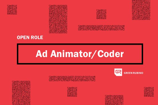 Do you have experience producing digital ads? Talk to us! Apply today: bit.ly/2PQsHyG