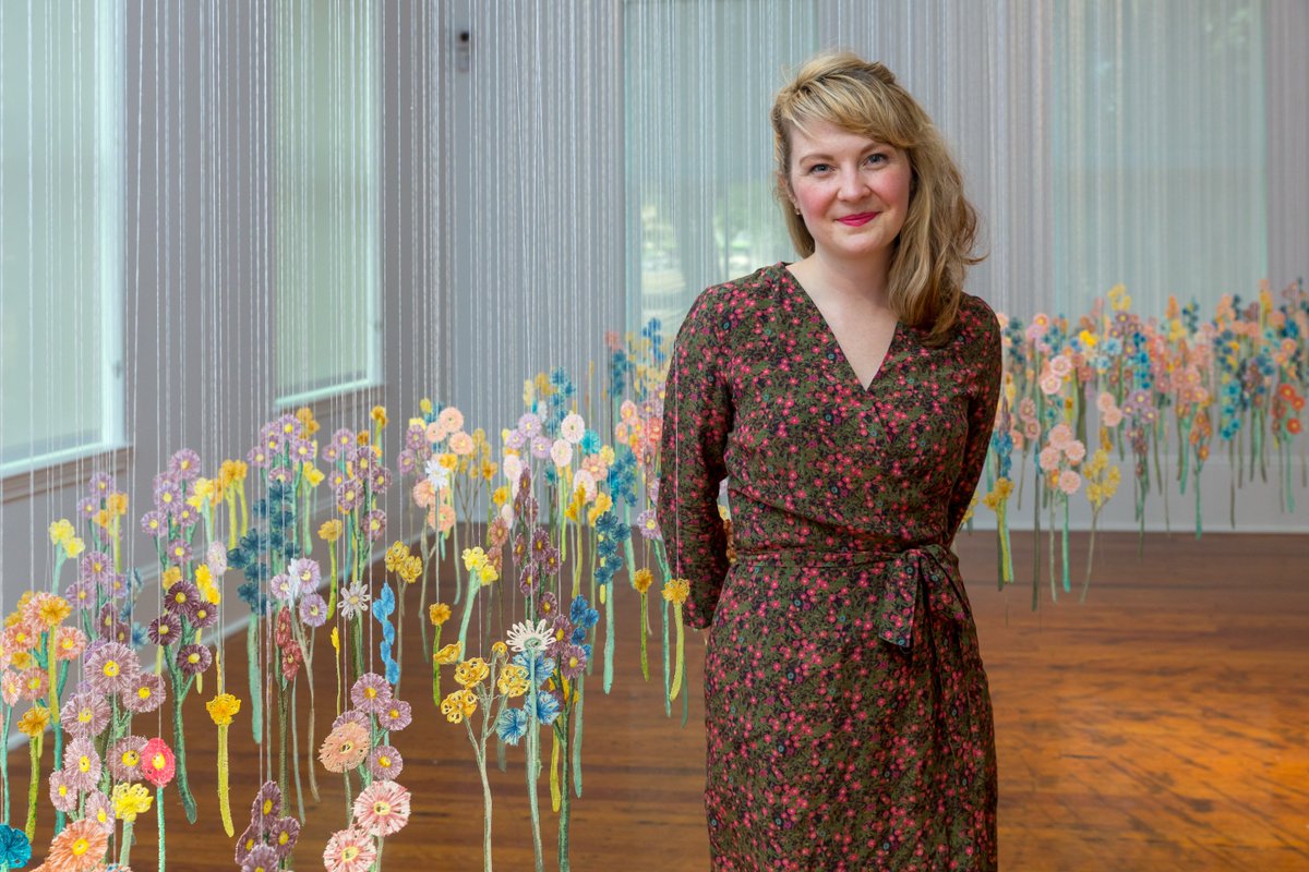 CornellMuseum's tweet photo. Just secured #AmandaMcCavour (artist who created the "Floating Garden" installation) for an #artist talk on September 8th at the #museum! Doors at 5PM! https://t.co/W3wOFBmw27