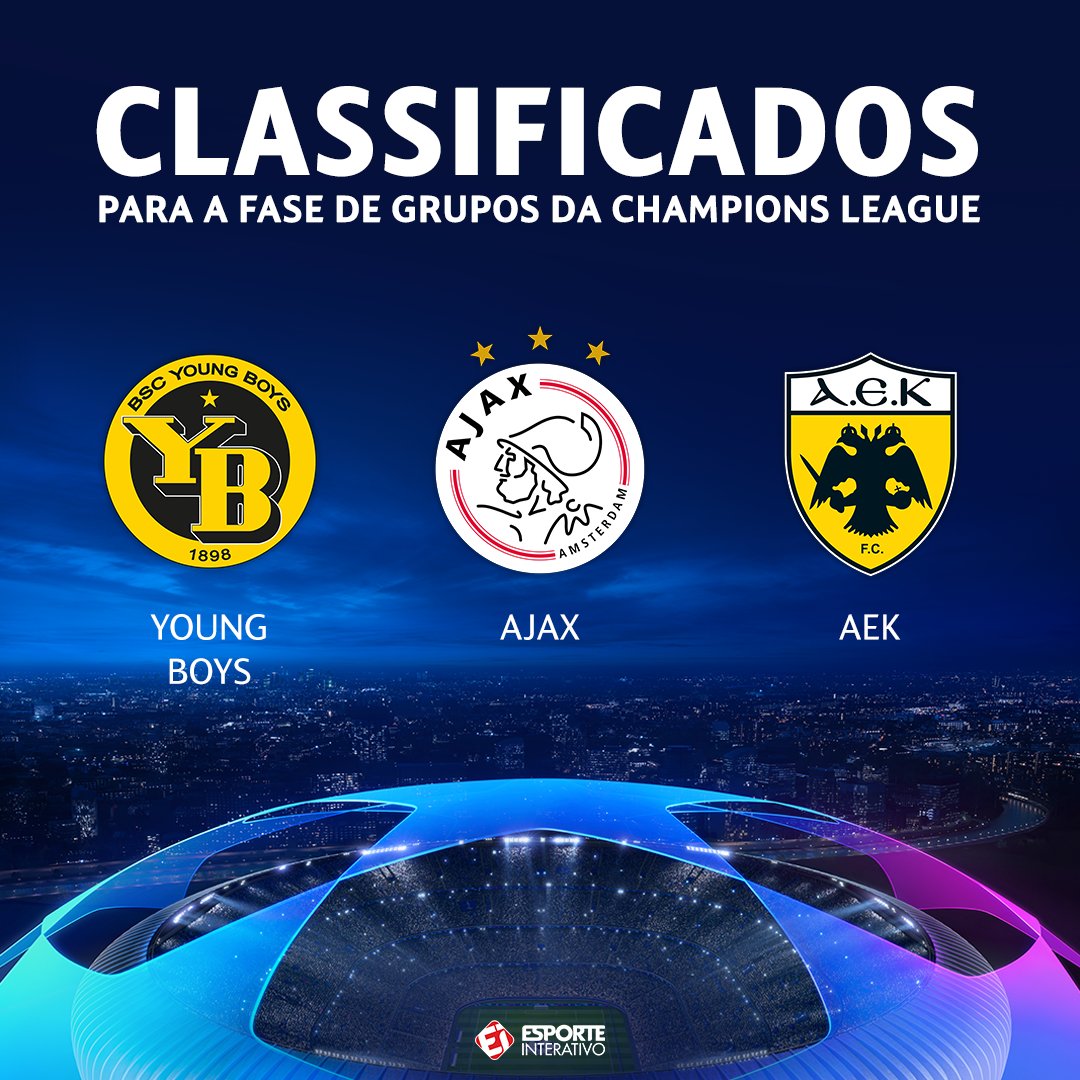 Liga Campeões : FASE GRUPOS CHAMPIONS primeiros times playoffs classificados próxima fase Liga Campeões | Esporte Interativo | Scoopnest