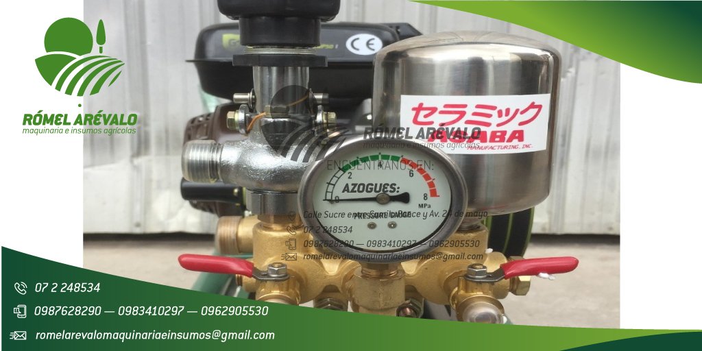 RomelInsumos's tweet photo. FUMIGADORA ESTACIONARIA ASABA NS-2802
La bomba de fumigación estacionaria más potente de ASABA 100% JAPONES, 100% ORIGINAL, GARANTIZADO; ofrece una potencia máxima de aplicación.
¡Gustosos de poder servirles! https://t.co/bZ6N8qyzi2