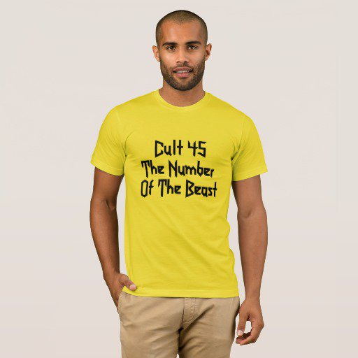 WBGPlus's tweet photo. Donald Trump is Cult 45: The Number Of The Beast T-Shirt
15% Off with code ENDOFAUGSALE
see on 158 styles
https://t.co/Vkme4p7jgk
#Cult45 #DonaldTrump #NumberOfTheBeast #JohnMcCain #TrumpGoogle #TrumpChristians https://t.co/se6FiY2QZO