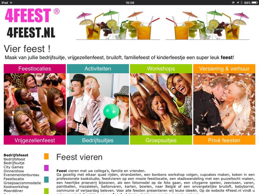 Eventburo's tweet image. Feest, bedrijfsfeest, uitje of bedrijfsuitje organiseren? 4feest.nl #Feest #Party #Uitje #Bedrijfsuitje #Bedrijfsfeest * DeWorkshopgids.nl * #Workshop #Workshops #Cursus #Training #Uitjes #Bedrijfsuitjes #Personeelsfeest #Teamuitje #Eventlocatie #Uitgaan