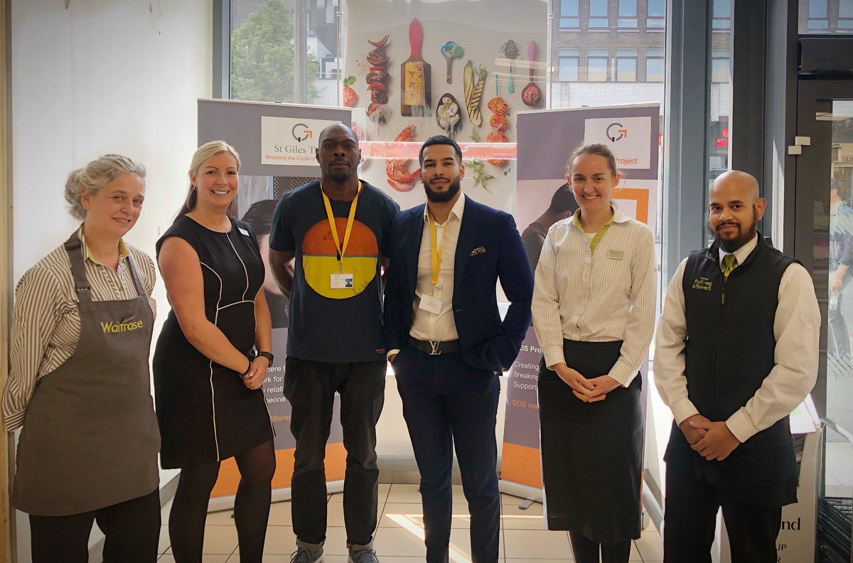 StGilesTrust's tweet photo. Huge thank you to the wonderful team at @waitrose Edgware Road for supporting us through Community Matters.  The £2,500 the team have raised will go towards our schools work on @StGilesTrustSOS to prevent young people from getting involved in gangs and serious violence. https://t.co/HBo2RXY8Wk
