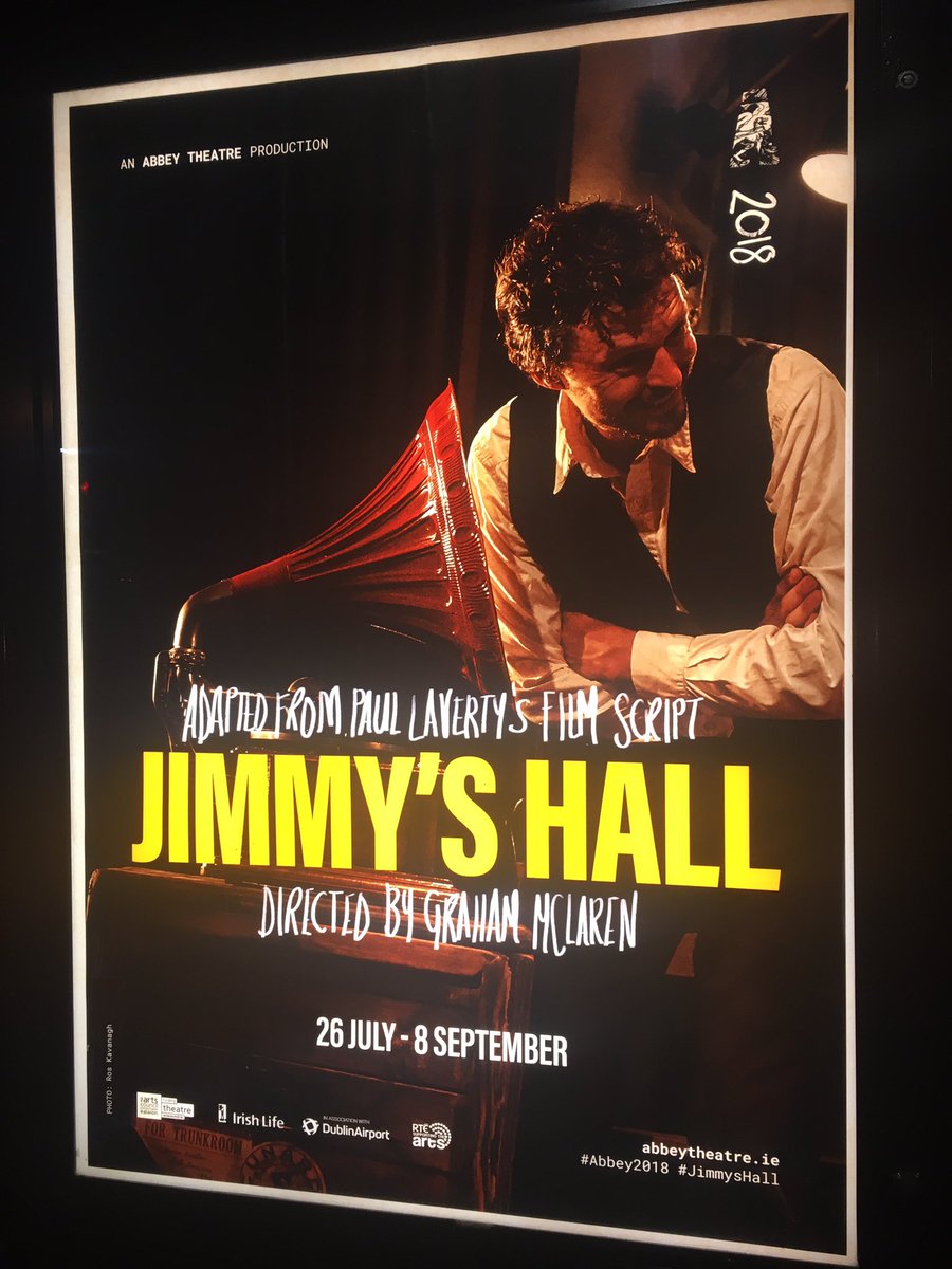 RossForde's tweet photo. Really enjoyed #JimmysHall @AbbeyTheatre 👌🏽such a talented bunch of people #abbey2018 https://t.co/AgKOdup6vB