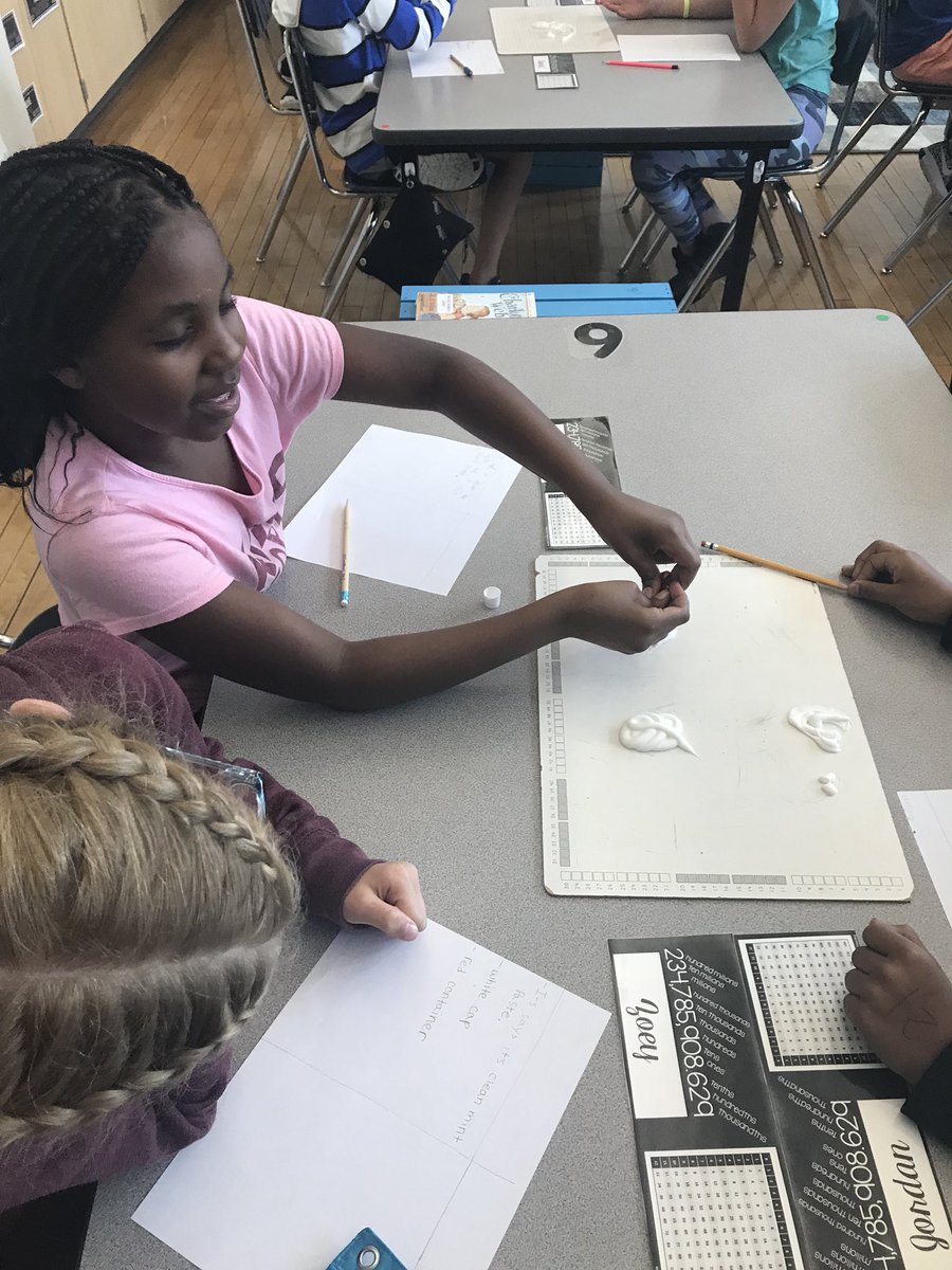 chelseavdm's tweet photo. We did the “toothpaste activity” Friday afternoon to learn about how important our words are... hard to put back in! We also used our team task word: collaboration @HanawaltHawks #TeamworkMakesTheDreamWork https://t.co/XgreGvNx3j