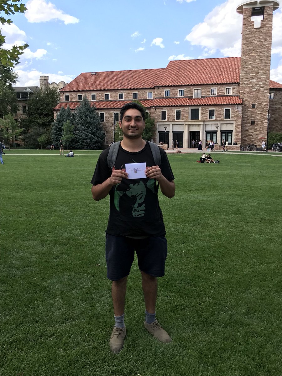 Another bid signed! Oliver Movtady is a junior from Long Island, NY. He enjoys cooking and making music in his free time. Where are thrilled to have you on board! #GoGreek #SkoBuffs