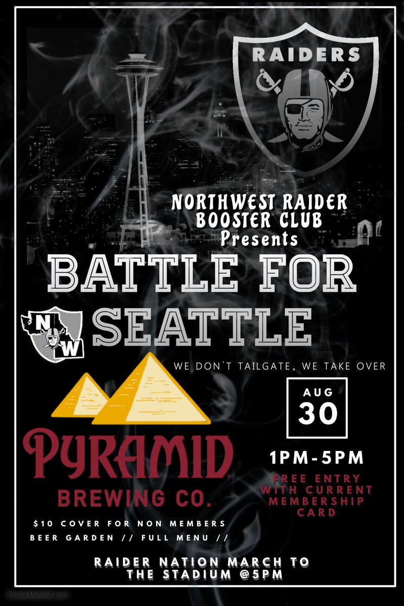 JenaMidgetMarie's tweet photo. Who’s ready!!!! #Raiders #RaiderNation #BattleForSeattle #NWRBC #AllDayEveryDay WE DONT TAILGATE WE TAKE OVER https://t.co/APkZew00eo