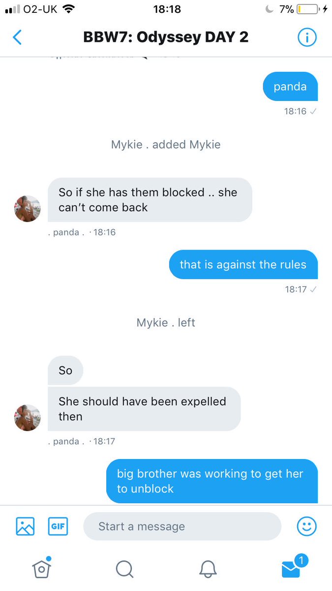 WorldBigBro's tweet photo. #BBWPANDA then chose to block #BBWMARIAH so that she could add her friends back. Because of this, she received a final warning. https://t.co/bYP0Au8Ta9