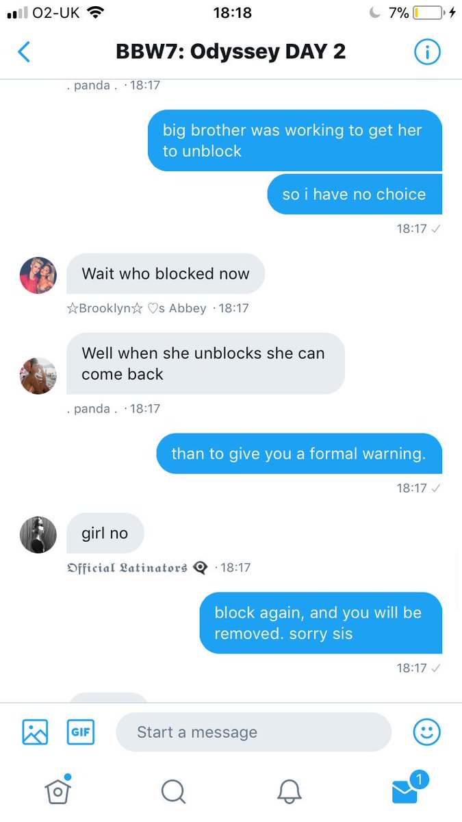 WorldBigBro's tweet photo. #BBWPANDA then chose to block #BBWMARIAH so that she could add her friends back. Because of this, she received a final warning. https://t.co/bYP0Au8Ta9
