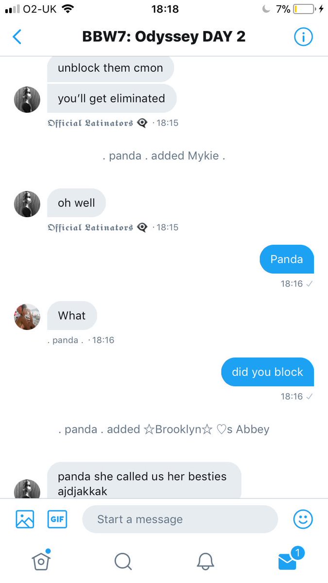 WorldBigBro's tweet photo. #BBWPANDA then chose to block #BBWMARIAH so that she could add her friends back. Because of this, she received a final warning. https://t.co/bYP0Au8Ta9