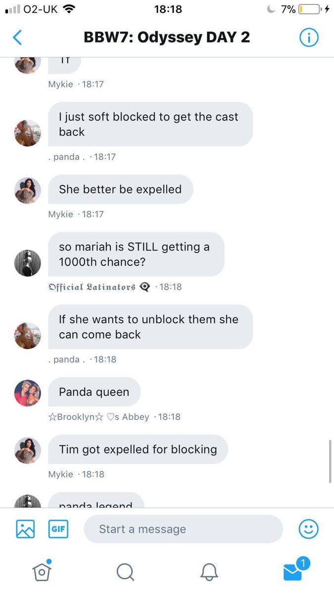 WorldBigBro's tweet photo. #BBWPANDA then chose to block #BBWMARIAH so that she could add her friends back. Because of this, she received a final warning. https://t.co/bYP0Au8Ta9