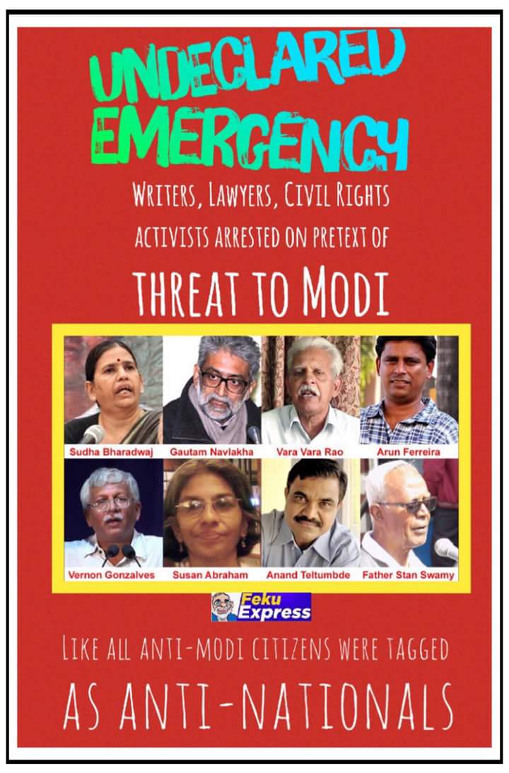 Vaze8990's tweet image. People caught with Bombs are not terrorists but people with pen are.

#BhimaKoregaon #MaoistCrackdown #mai