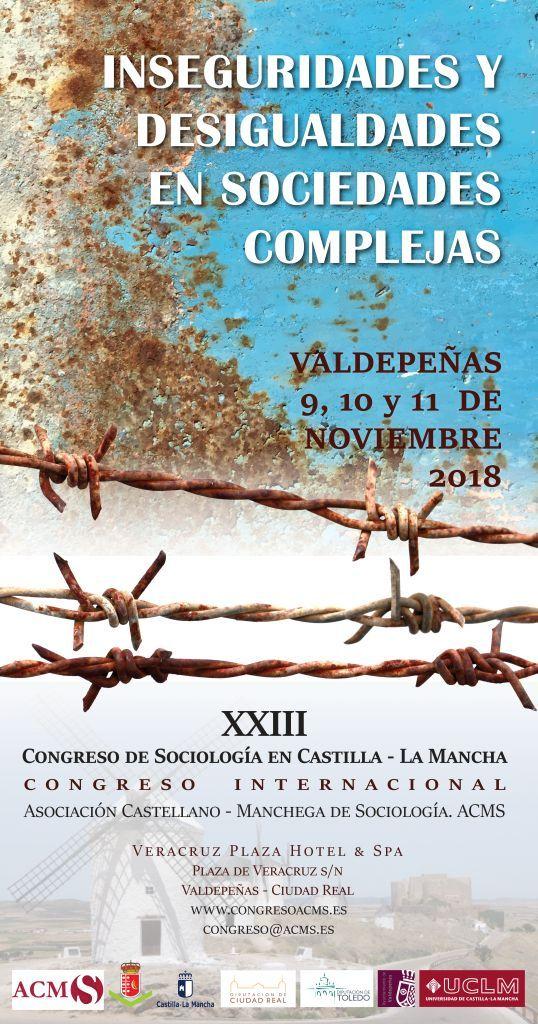 JOSE_MIGUEL's tweet photo. Presentación de propuestas de ponencia, dos (2) máximo, hasta el día 15 de septiembre de 2018.
 XXIII CONGRESO DE SOCIOLOGÍA EN CASTILLA-LA MANCHA. CONGRESO INTERNACIONAL https://t.co/wzpMMBZ4qb
