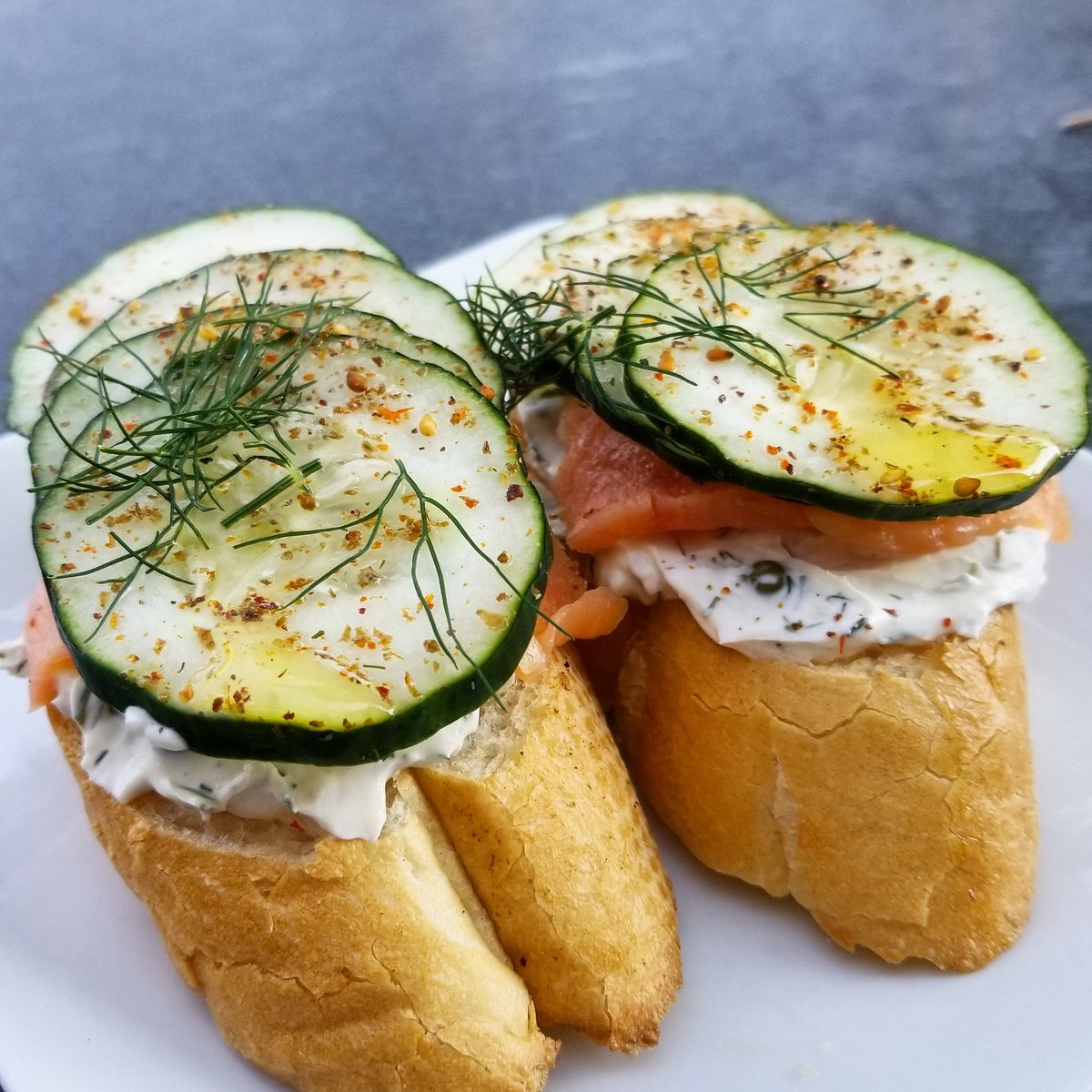 We have duo smoked salmon crostinis with dill caper cream coming your way on next weeks episode for only $8! One of our favorite Happy Hour bites so far. Stay tuned to find out where to get them. #HappyHour #YouTube #TVShow #food #foodie #la