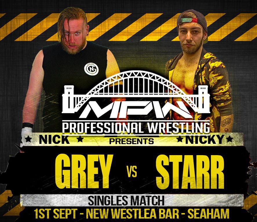 📣ANNOUNCEMENT📣

Nick Grey is starting to become a dominate force in MPW but the former Chaos Champion will have to be on top form against <a href="/NICKY_STARR_/">Nicky Starr</a>

Who will come out on top of this battle? Come find out on Saturday 1st Sept! Event link below!  

facebook.com/events/1074992…