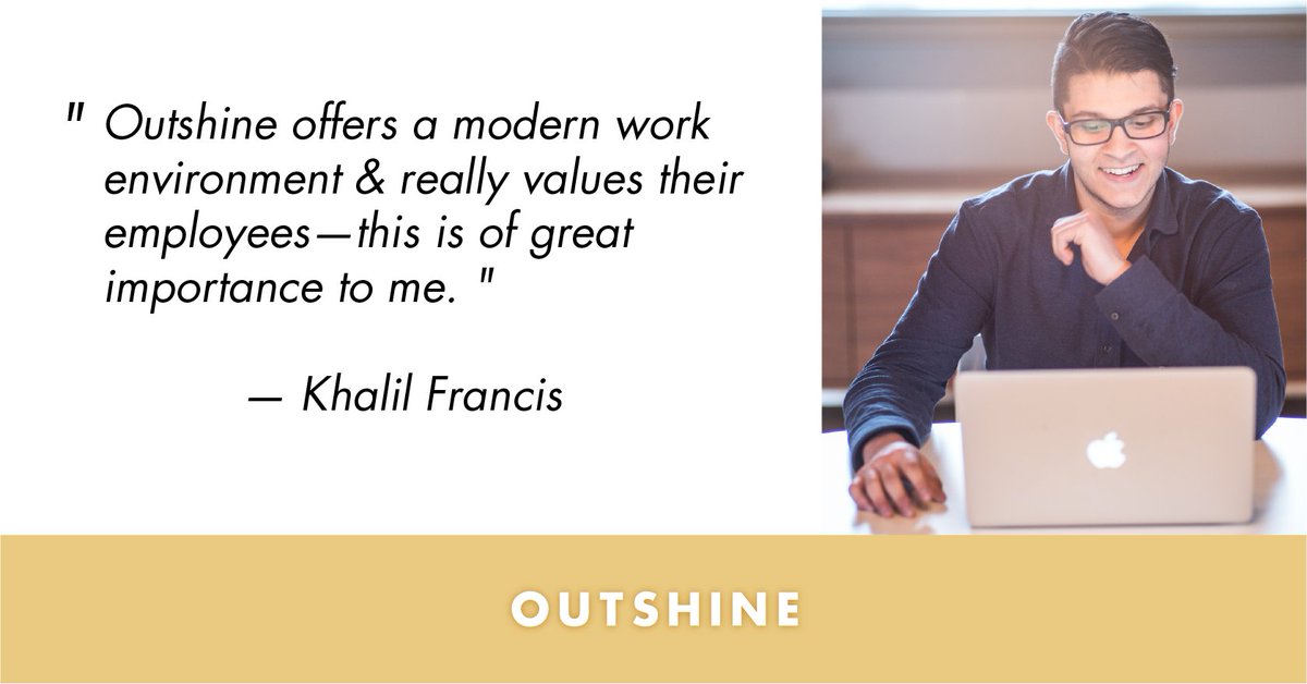 OutshineCa's tweet photo. Memorable moments, key learnings, and some sage advice. Find out what it’s like to work at Outshine through the eyes of our 2018 summer co-op student, Khalil Francis: https://t.co/cRNonGNcbZ https://t.co/z151fdKPGM