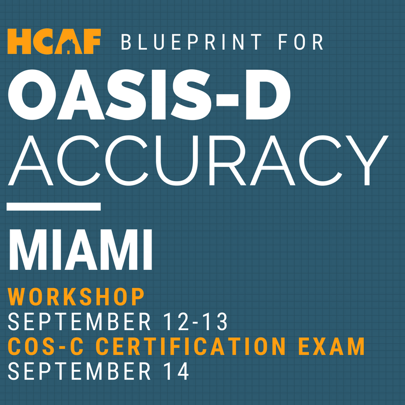 HomeCareFLA's tweet photo. The discounted early bird rate ends tomorrow for Blueprint for OASIS-D Accuracy! Join us in two weeks for a two-day workshop (9/12-13) and an optional COS-C certification exam (9/14) by registering today ➡️ https://t.co/3aLWFw6Jkc #HomeCare #HomeHealth #OASISD https://t.co/b7qY26uCU5