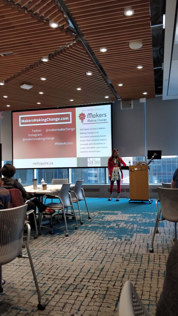 mister_kwok's tweet photo. Awesome to see organizations like @NeilSquireSoc have initiatives to promote using maker culture to provide accessibility equipments to those in need. Check out @MakerMakeChange! #MakeAccess #EduMakeathon https://t.co/Ig4XdWowy6