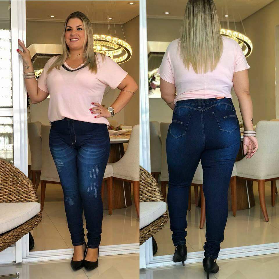 calça jeans plus size tamanho 54