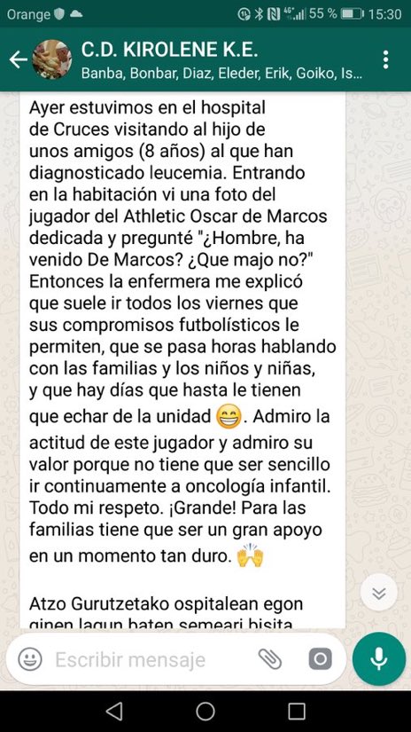 No se puede ser mas grande!! Enhorabuena <a href="/DeMarcos18Fans/">OscarDeMarcosFans</a>, para mi ya eres un campeón en todos los sentidos!!