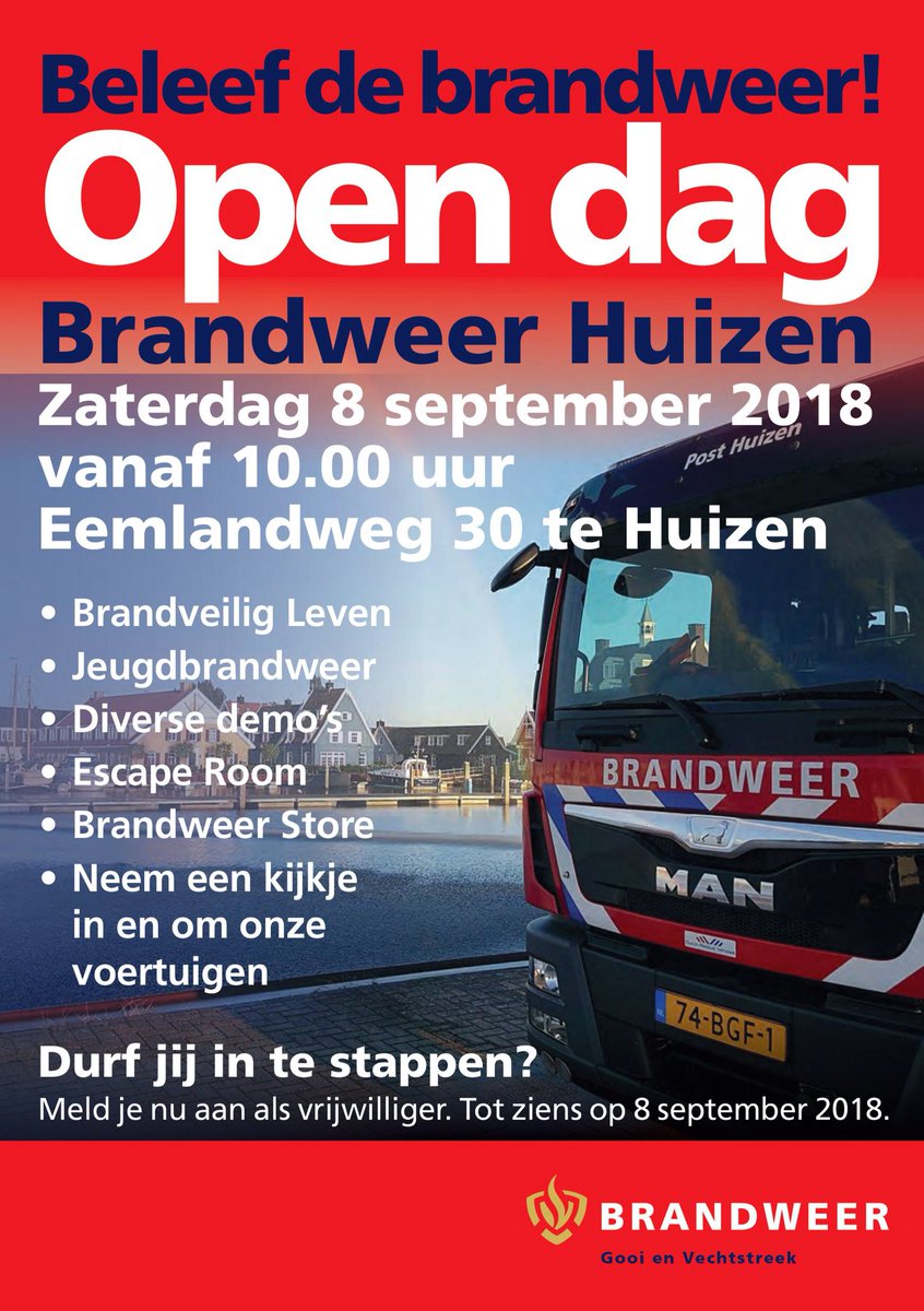 Brandweer Huizen (@brandweerhuizen) on Twitter photo 