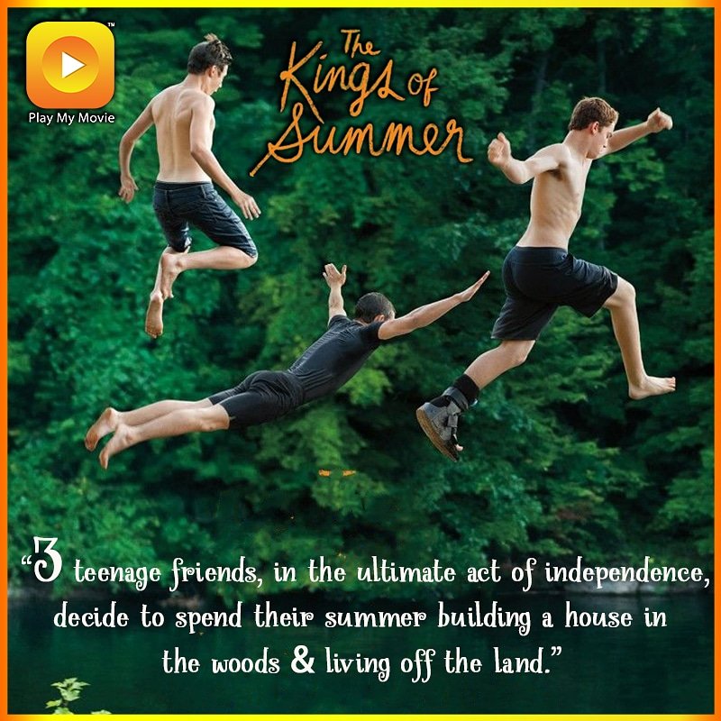 PlayMyMovie's tweet photo. #kingsofsummer is tribute to friendship. Watch it only on #playmymovieapp
@voteroberts @therealnickrobinson @490tx #Gabrielbasso @nickofferman
#friends #friendship #trio #teenage #movie #film #comedy #drama #hollywood #online https://t.co/STCLcoBQCd