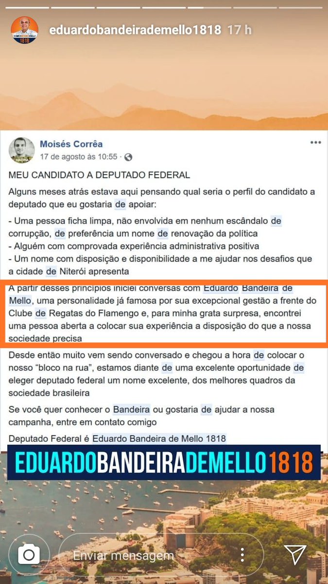 Bandeira é denunciado utilização do Fla em campanha eleitoral e pode sofrer impeachment Bandeira é denunciado utilização do Fla em campanha eleitoral e pode sofrer impeachment