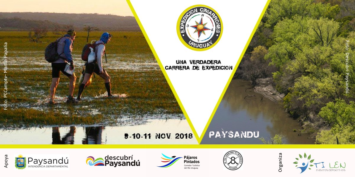 ECimarrones's tweet image. Queda vez falta menos... la historia continúa y será en Paysandú 🇺🇾el 9-10-11 de noviembre‼️Si no querés perderte de vivir esta verdadera carrera de expedición, ingresá a expedicioncimarrones.com y registrá a tu equipo.
#LoMejorEstaPorVenir  #QuedaMuchoPorExplorar #EC2018
