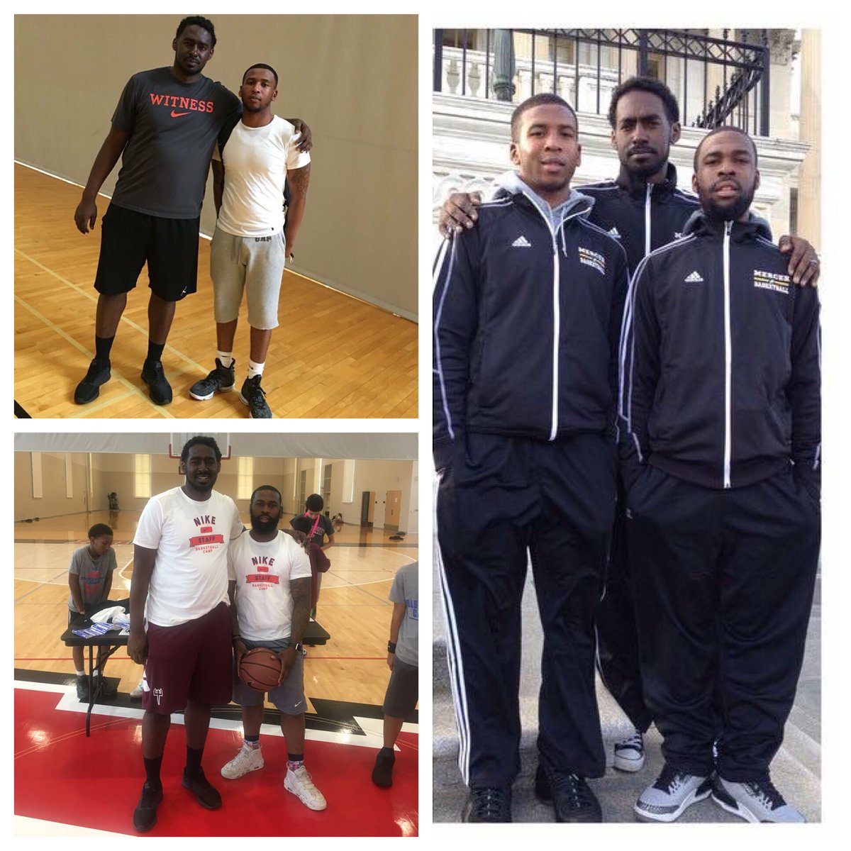 JI_TJsDad's tweet photo. #transformationtuesday Reconnecting with my former @MCCCHoops players, David Johnson and D.J. Alexander at @USSCBasketball was great. Seeing how much we’ve progressed was priceless. 
#nike #westphilly #coaching #juco #govikings #mercerstrong https://t.co/KkGsTVcW4l