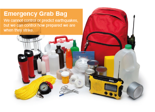 TSZ_Limited's tweet photo. Be sure to have an easily accessible grab bag with all your emergency essentials 🎒 #TSZtuesdays #EarthquakeTips https://t.co/nlpVHlPX4e