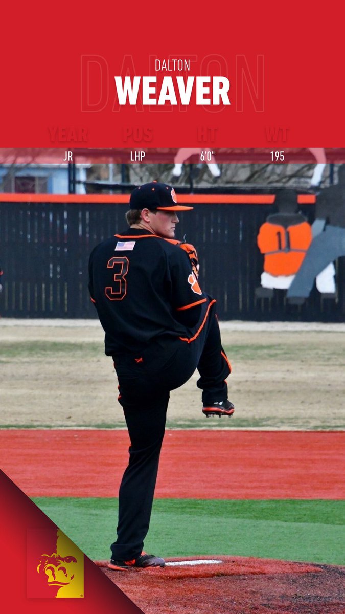 GorillasBSB's tweet photo. Excited to introduce Dalton Weaver to #GorillaNation - The Riverton, KS native is a transfer LHP from Neosho County. https://t.co/uWPbbWLrpC