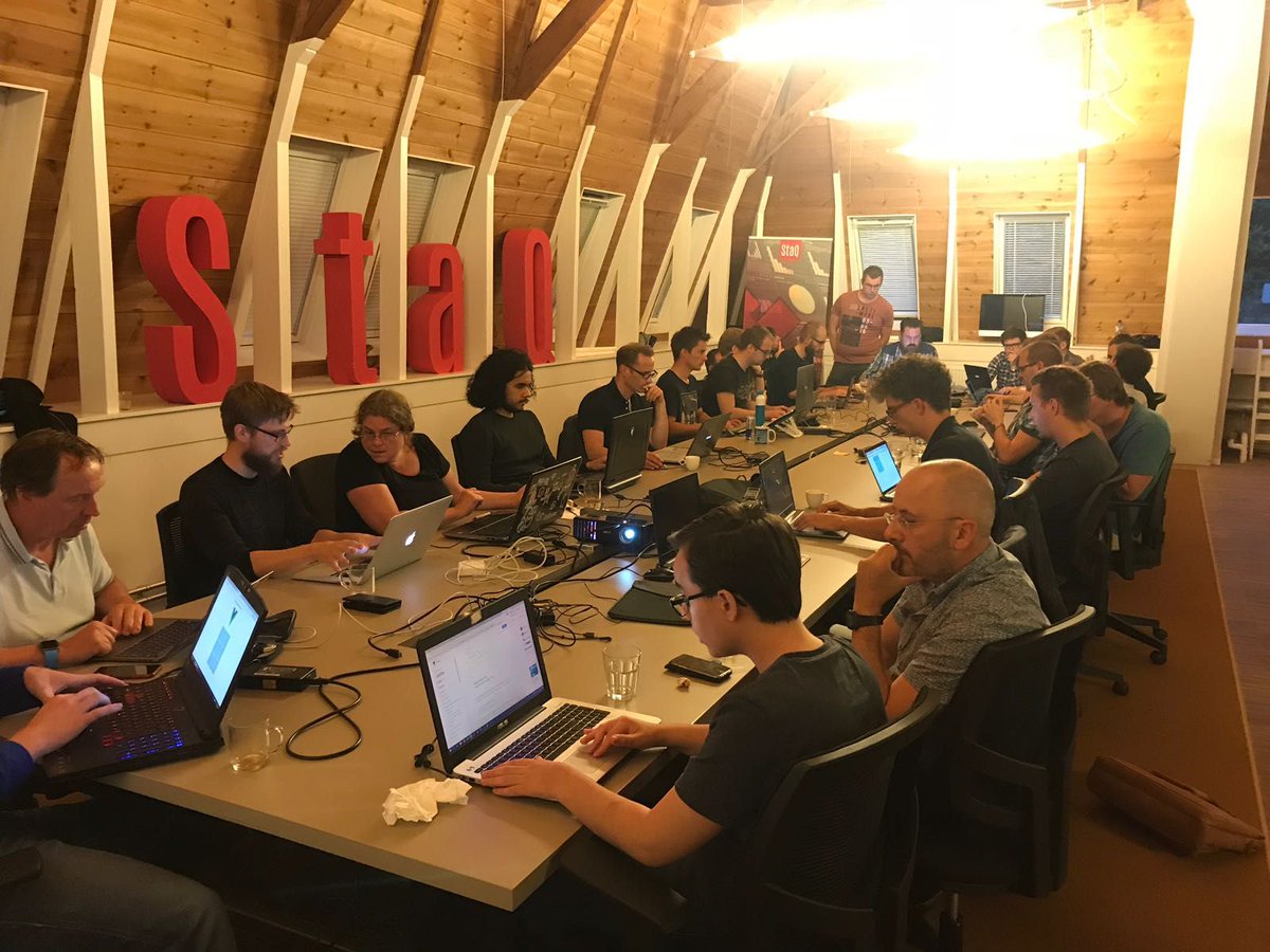 QuintorNL's tweet photo. Gisteravond gingen we in Groningen hands-on aan de slag met Vue.js Sander, Duco en Raymond nog bedankt voor de leuke inhoudelijke sessie! https://t.co/hzu2I0Lb3t