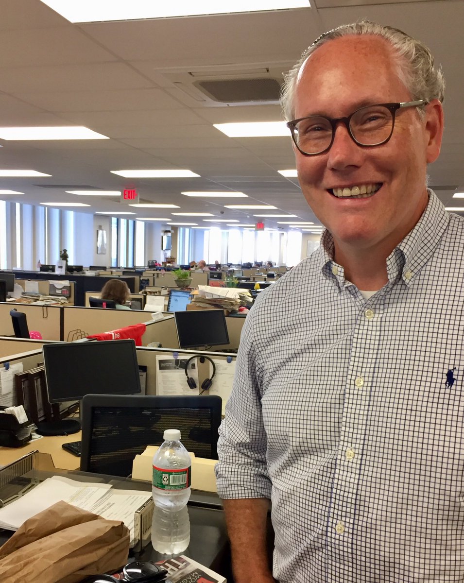 mcnsullivan's tweet photo. US Senate candidate @johnkingstonma stops by the @telegramdotcom newsroom on a campaign swing through Worcester on Tuesday. https://t.co/UuGx8CldHJ
