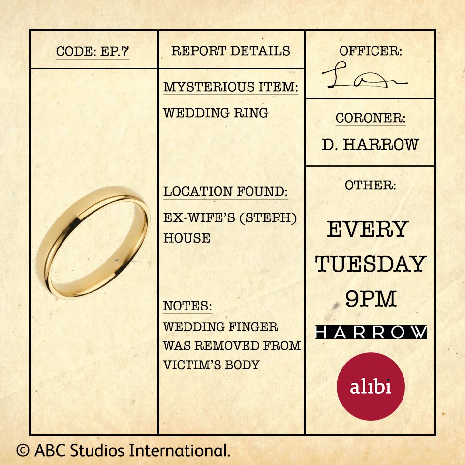 There's another twist in the tale in tonight's episode of #HarrowUK...