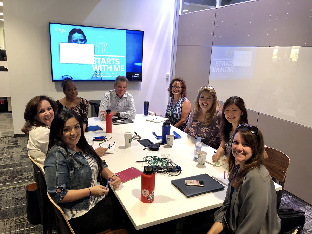 joosohn's tweet photo. Great pow-wow session with @SageNAmerica partner programs and services team discussing ways to improve @SagePartners’ experiences in our Irvine, CA office! https://t.co/567PnqJA5n