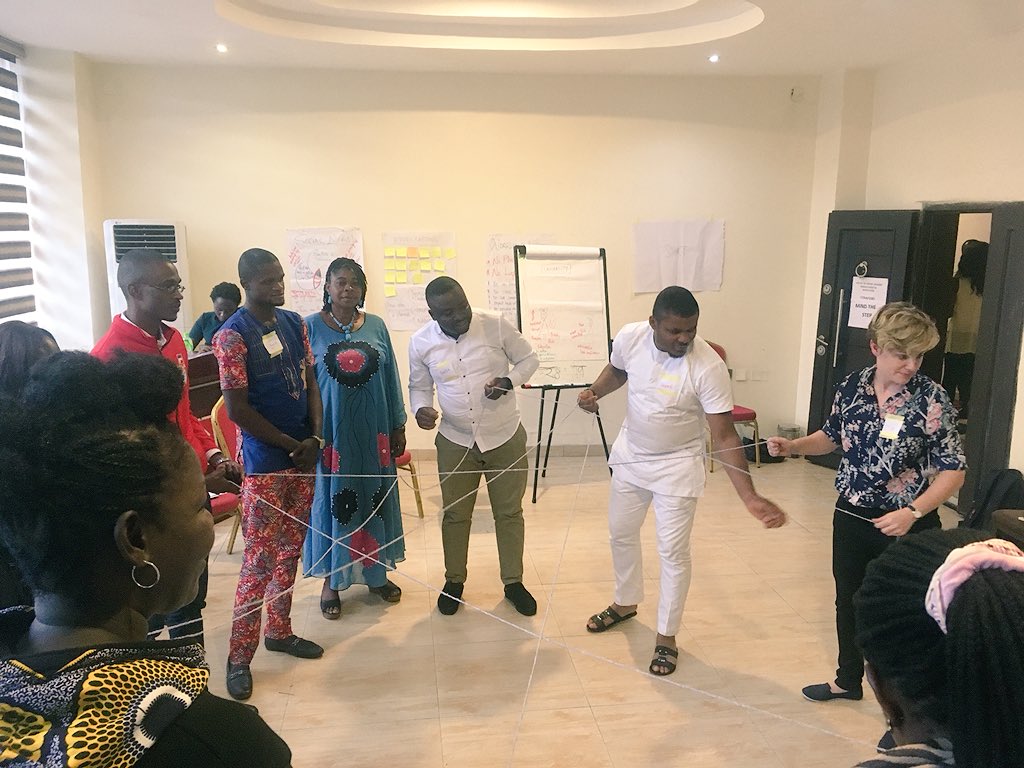 Eseme01's tweet photo. Walking through the knowledge web as part of the Knowledge Sharing Workshop to end #FGam in Nigeria organized by @OrchidProject in partnership with @ynafgm and @MsichanaKuria with support from @amplifyfund https://t.co/7Cls5xx6D8