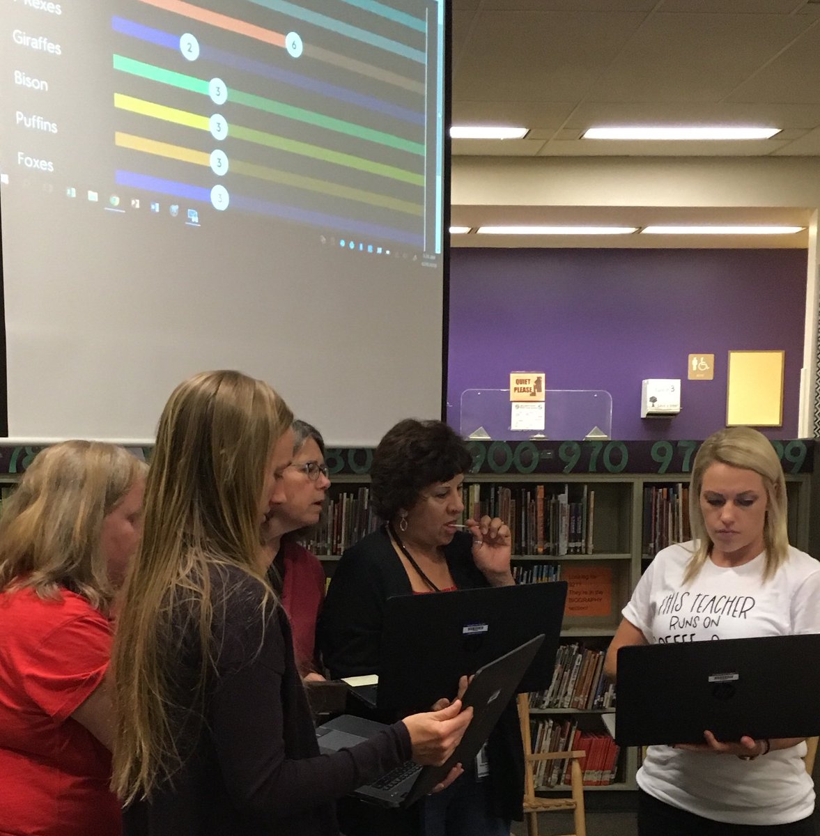 DLECoach's tweet photo. Energetic, collaborative, and engaging dive back into teamwork, #atplc, and the 7 habits using @quizlet live and @gimkit at #FelidaVPS. #WeLearnVPS #vpsamazing @KrisJanati @KatieRonning14 @teachergreco https://t.co/hj1o99SBcK