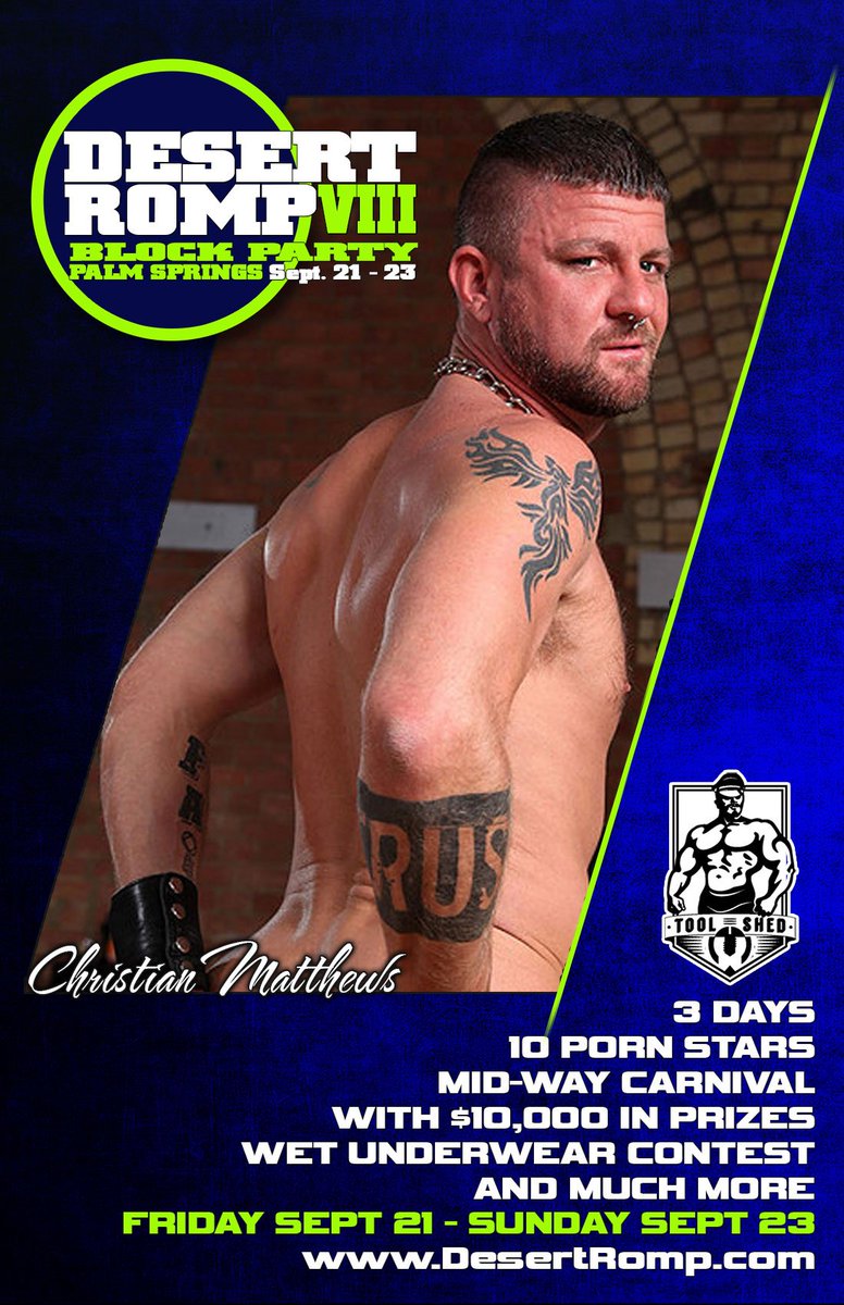 DesertRomp's tweet image. The Men of Desert Romp 
Sept. 21 - 23
@ToolShedPS Palm Springs
DesertRomp.com for $15 Weekend Pass