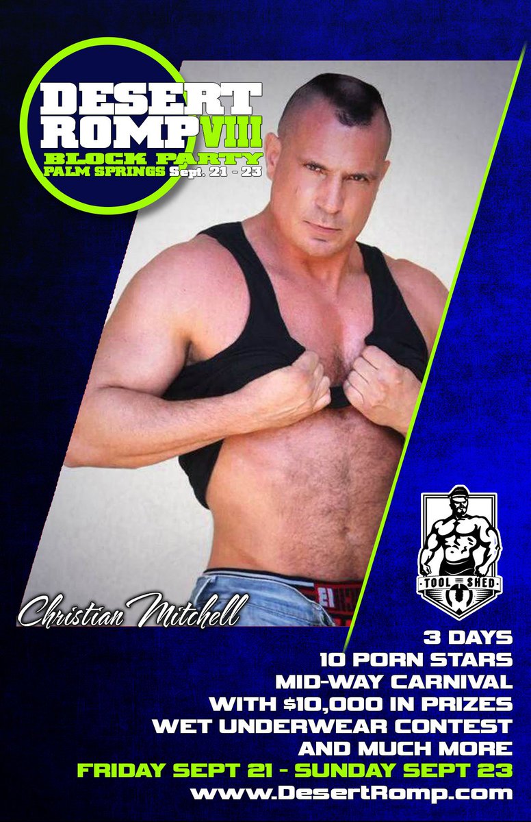 DesertRomp's tweet image. The Men of Desert Romp 
Sept. 21 - 23
@ToolShedPS Palm Springs
DesertRomp.com for $15 Weekend Pass