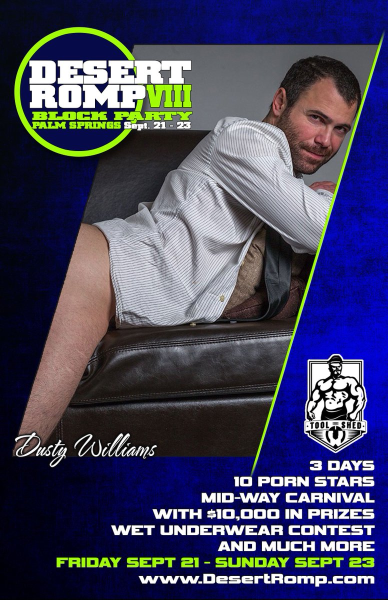 DesertRomp's tweet image. The Men of Desert Romp 
Sept. 21 - 23
@ToolShedPS Palm Springs
DesertRomp.com for $15 Weekend Pass