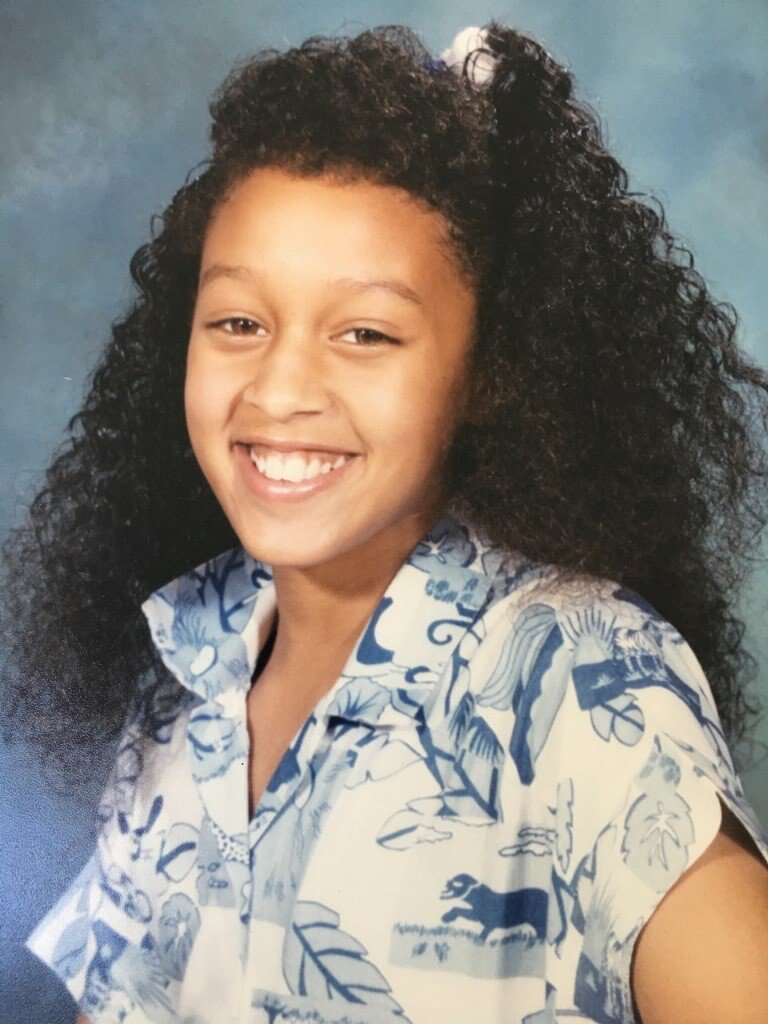 TiaMowry's tweet photo. #sponsored. This is my 5th grade #schoolpicture! There is nothing better than being able to look back at my collection of school pictures &amp; compare them to Cree’s. Is your child ready for picture day? Find your @Lifetouch #PictureDay https://t.co/WAttFsyWYb #BacktoSchool https://t.co/MxUGevwxSg